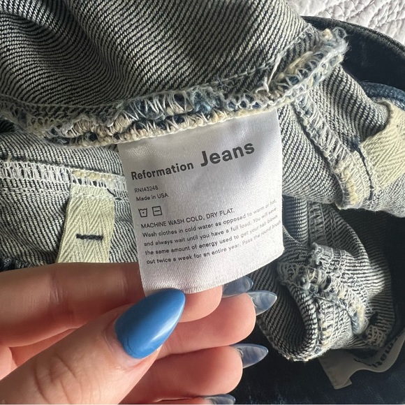 Reformation Jeans - Kayo High & Skinny Kean - Erie - Picture 9 of 13